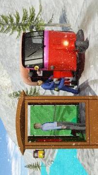 圣誕節(jié)雪自動 - 禮物交付游戲截圖1