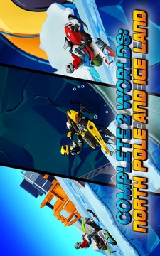 Winter Sports Game: Risky Road Snowmobile Race游戲截圖5