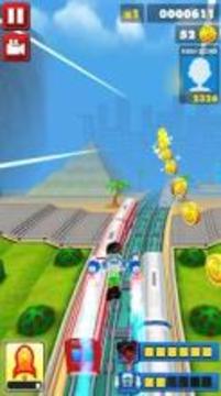 Subway Bus & Train Surf Skate Runner游戲截圖5