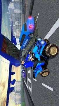 US Police ATV Quad: Transporter Game游戲截圖3