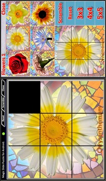 Magic Slide Puzzle Flowers1游戲截圖3