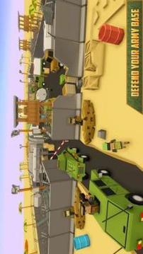Blocky Army Base: Modern War Strike游戲截圖1