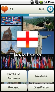 Quiz - Capitais e Bandeiras游戲截圖2