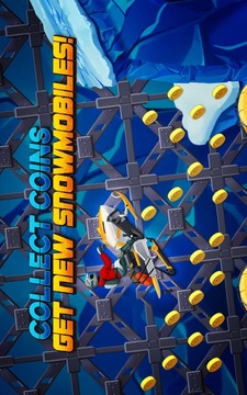 Winter Sports Game: Risky Road Snowmobile Race游戲截圖4