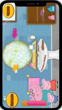 Pig Cleaning Bathroom游戏截图2
