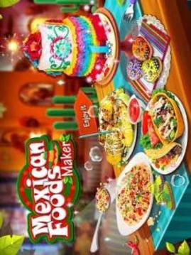 Mexican Foods Maker - Free Fiesta Cooking Games游戲截圖4