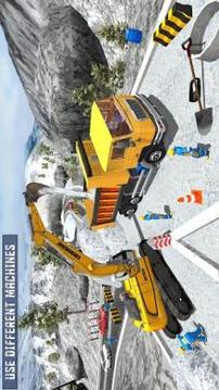 Snow Rescue Excavator 2018游戲截圖1