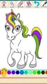 Unicorn Coloring Book Free游戲截圖1