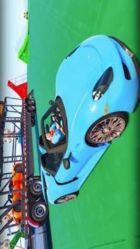 Impossible Super Heroes - Car Stunts Racing Games游戲截圖4