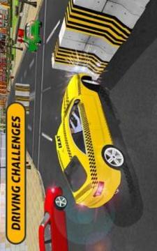 Taxi Parking : City Driver Passenger Transport 3D游戲截圖2
