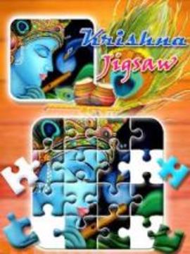 Radha Krishna Games : Gopi Krishna Jigsaw Puzzle游戲截圖2