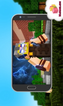 Mod Super Thor Hero MCPE游戲截圖3