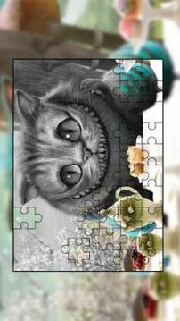 Alice in wonderland games free jigsaw puzzle游戲截圖2
