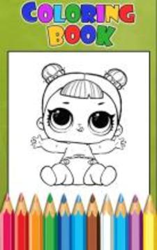 How To Color LOL Surprise Doll -lol ball pop 1游戲截圖2