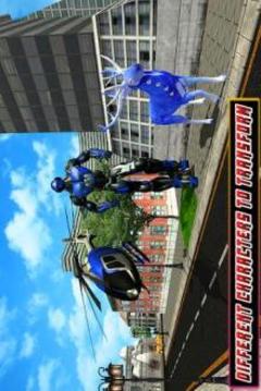 US Police Robot Deer Transform Helicopter游戲截圖4