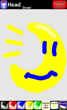 Draw→Moving! face Drawing!游戲截圖2