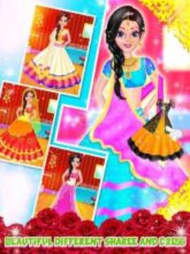Indian Doll Makeup And Dressup游戲截圖3
