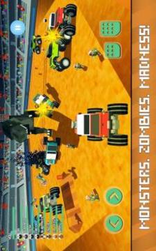 Blocky Derby: Monsters Arena游戲截圖3
