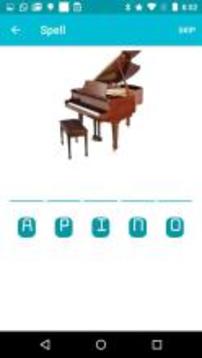 Musical Instruments-Learn,Spell,Quiz,Color & Game游戲截圖4