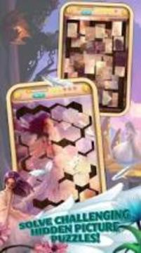 Hidden Scenes Angel Adventure: Picture Tile Swap游戲截圖4