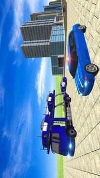 US Police Limousine Car: ATV Quad Transporter Game游戲截圖5