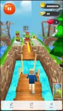 Subway Surf : Pixel Zombie Run游戲截圖1