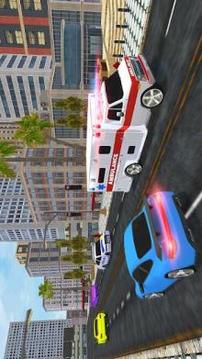 City Ambulance Rescue Simulator Games游戲截圖1