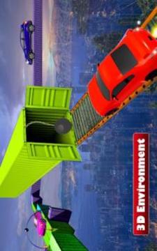 Extreme Impossible Car Racing Stunt 3D Simulator游戲截圖3