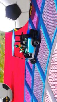 Superheroes Golf Car Offside Stunts游戲截圖2