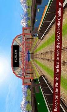 Pak vs Indian Train Race Simulator游戲截圖4