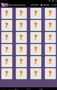 States Memory Game游戲截圖2