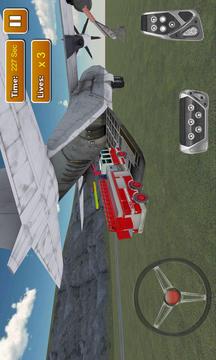 Firefighter Car Transporter 3D游戲截圖2