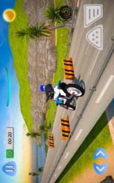 Superhero Bike Tricky Stunt Racing Game游戲截圖5