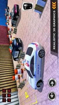 Police Parking Car Games 3D - Parking Free Games游戏截图4