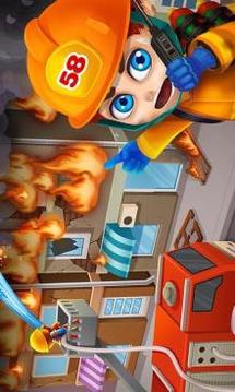 Super Kids Fireman Rescue Game游戲截圖1