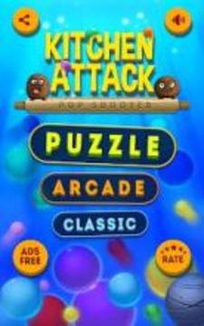 Kitchen Attack - Pop Shooter游戲截圖2