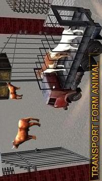 Farm Animal Transporter Truck Game: Offroad Drive游戲截圖4