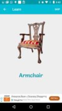 Furniture -Learn, Spell, Quiz, Draw, Color & Games游戲截圖3