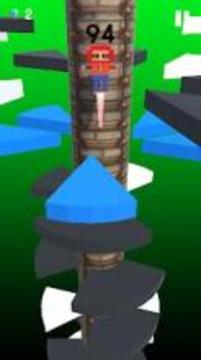 Spiral Man Helix Jump 3D游戲截圖3