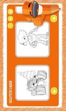 Coloring Book Blaze with Monster Machine游戲截圖2