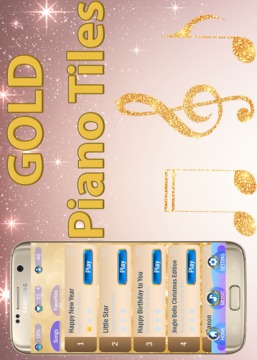 Gold Piano Tiles 2游戲截圖1
