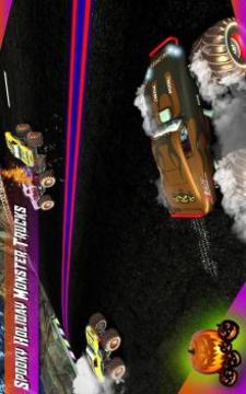 Monster Truck Racing Halloween Town游戲截圖3