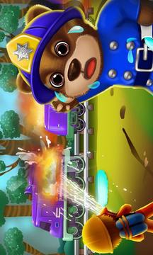 Train Fire Animal Rescue Games游戲截圖1