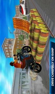Bike Tricks Train Stunt Impossible Tracks Master游戲截圖2