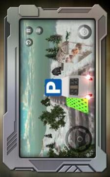 Offroad Bus Parking: Uphill Snow Tracks Driving 3D游戲截圖3