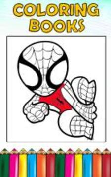 How To Color Spider-Man (Spider Games)游戲截圖3