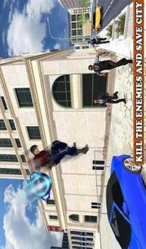 Captain Superhero Flying Robot Survival Mission游戲截圖3