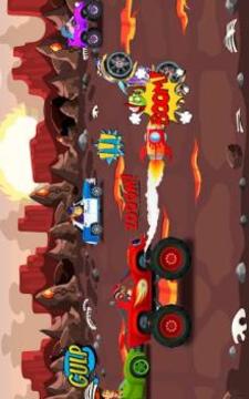 Blaze Truck Battle Monster游戲截圖3