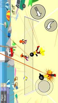Stickman Beach Volleyball游戲截圖5