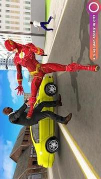 Speed Flash Superhero Fighting City Rescue游戲截圖1